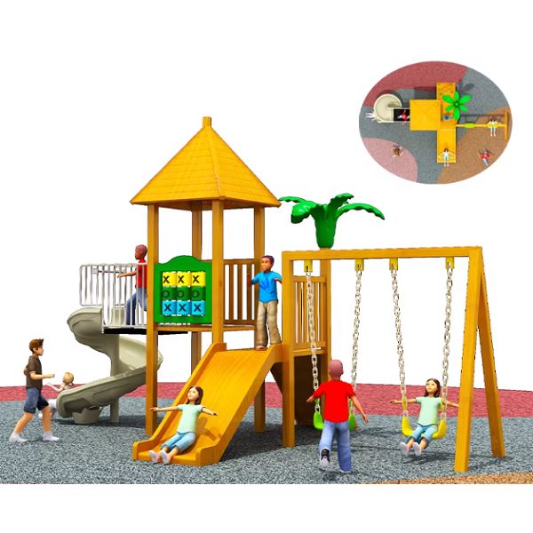 Wooden Outdoor Slide Wooden Outdoor Slide